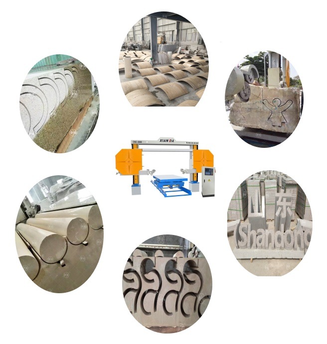 বিশেষ আকৃতির জন্য CNC স্টোন ওয়্যার কাটার মেশিন 1