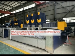 সিএনসি কার্ভিং মেশিন 15m/min বায়ু গতি CNC সিস্টেম দ্বারা নিয়ন্ত্রিত যথার্থ কার্ভিং জন্য