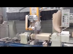 দুটি পিসিএস 380 ভোল্ট একক স্তম্ভ পাথর কাটার মেশিন 16kw Baluster