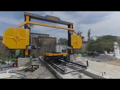 শিল্প পাথর কাটার জন্য 4 ফ্লাইওয়েল সহ সিএনসি ডায়মন্ড ওয়্যার সেগ মেশিন