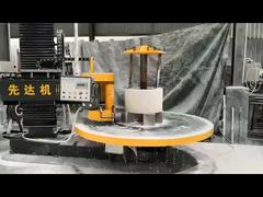 স্তম্ভের নীচের এবং উপরের অংশের জন্য পাথর কাটার মেশিন