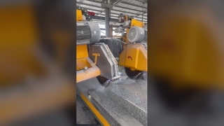 কলাম স্ল্যাবের জন্য চার-স্লাইস প্রান্ত কাটিয়া মেশিন