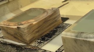 5 অক্ষ CNC 3D পাথর ভাস্কর্য খোদাই রাউটার উচ্চ দক্ষতা