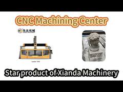 XianDa Leader1500 1500CM 5 Axis CNC স্টোন মেশিনিং সেন্টার ডেমোনস্ট্রেশন