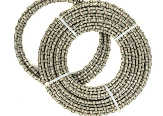 গুণ  Granite Block Dressing Tools Granite Diamond Wire Saw To Cutting Stone 11mm কারখানা