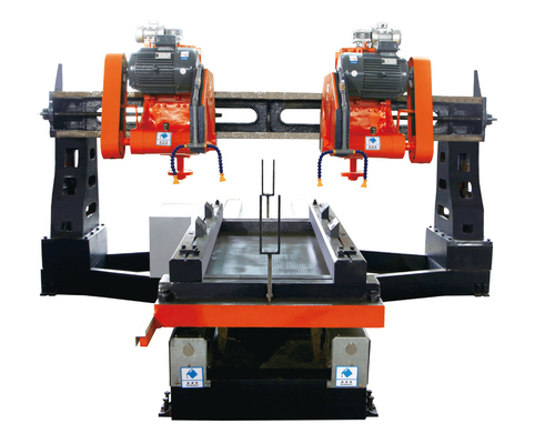 গুণ  Four Blade Stone Edge Cutting Machine Column Slab Trimming Machine কারখানা