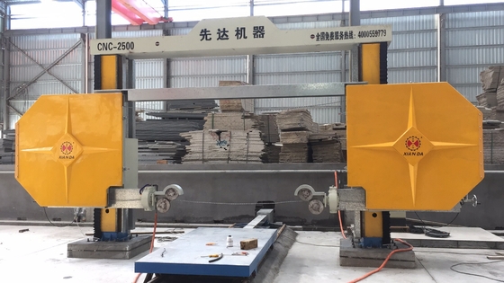 দ্রুত কাটার জন্য 15T CNC ডায়মন্ড ওয়্যার করাত মেশিন