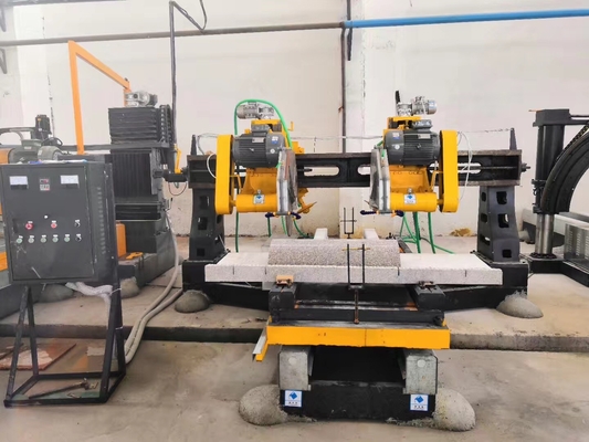 কলাম স্ল্যাব HKB-41500 এর জন্য স্বয়ংক্রিয় চার স্লাইস এজ স্টোন কাটার মেশিন
