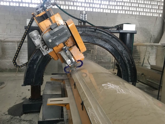 স্বয়ংক্রিয় রোমান পিলার স্লট কাটিং মেশিন 7.5kw