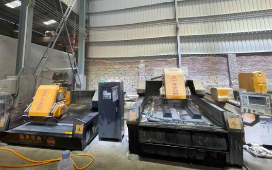 3 অক্ষ লিনিয়ার স্টোন প্রোফাইল কাটিং মেশিন 15kw