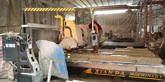 মাল্টি ফাংশন মার্বেল গ্রানাইট PLC লিনিয়ার প্রোফাইলিং মেশিন 15kw