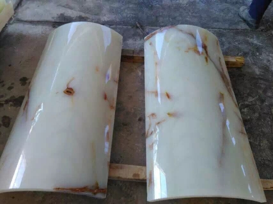 সিএনসি বৃত্তাকার পাথর স্ল্যাব পলিশিং মেশিন 1300mm প্রসেসিং দৈর্ঘ্য