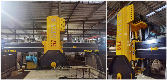 57/67kw Four Column Middle Block Cutter Machine with 2200-2800mm Blade Diameter ৫৭/৬৭ কিলোওয়াট চার কলাম মধ্য ব্লক কাটার মেশিন