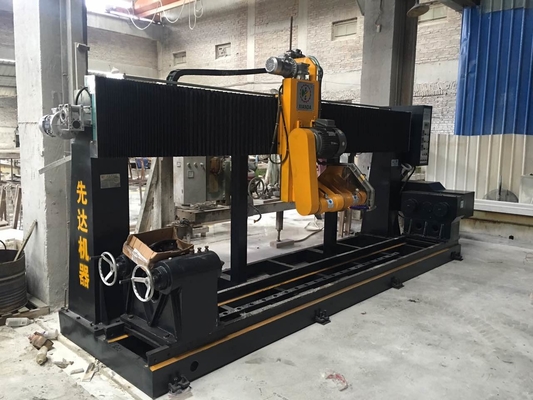 12উচ্চ নির্ভুলতার সাথে ধাতু কাটা জন্য.5kW মোট শক্তি কলাম কাটার মেশিন