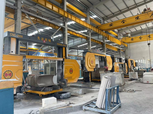 হাই স্পিড সিএনসি ডায়মন্ড ওয়্যার সেগ মেশিন CNC-2000/2500/3000 বিশেষ আকৃতির জন্য, কলাম স্ল্যাব