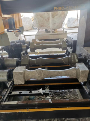 উচ্চ কাটিয়া শক্তি সিএনসি / পিএলসি পাথর প্রোফাইলিং মেশিন baluster জন্য
