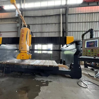 নিরাপত্তা ব্যবস্থা উচ্চতর উত্পাদন জন্য 8000kg সিএনসি 5-অক্ষ ব্রিজ কাটিং মেশিন