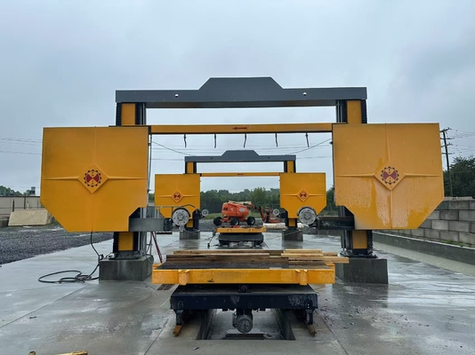 15kw প্রধান মোটর Xianda পেশাদার পাথর ট্রিমিং ওয়্যার ব্লক জন্য দেখেছি