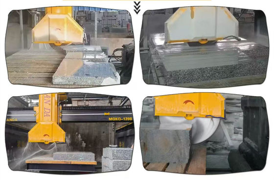 উচ্চ গতির চার কলাম মধ্যম ব্লক কাটার মেশিন 29/37kw মোট শক্তির সাথে যথার্থ কাটার জন্য