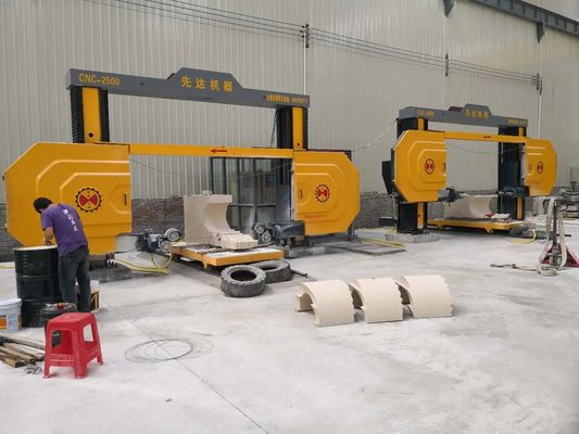 CNC-2000 4 Axis CNC Diamond Wire Saw Machine for High Speed Stone Cutting with 380V Power