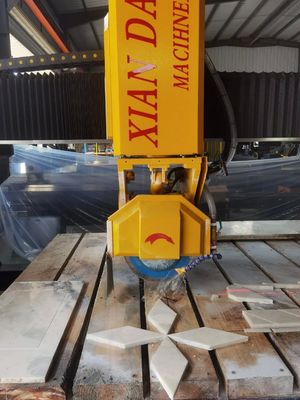 ইনফ্রারেড মিডল ব্লক ব্রিজ কাটিং মেশিন, ৩২০০*২০০০মিমি ওয়ার্কটেবিল, ০-৮৫° টিল্টিং এবং গ্রানাইট ও মার্বেলের জন্য ০-৯০° ঘূর্ণন সহ