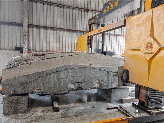 GANTRY MOVABLE HEAVY DUTY DIAMOND WIRE SAG MACHINE বড় বড় পাথর কাটতে আদর্শ