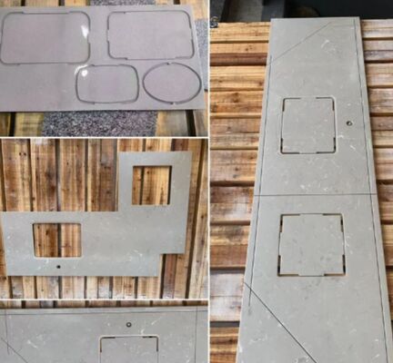 4 + 1 অক্ষ ব্রিজ কাটিং মেশিন ভারী দায়িত্ব কাজ জন্য