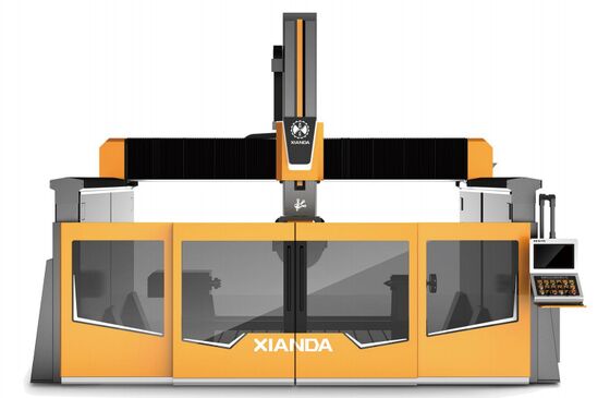 5+1 অক্ষের সিএনসি মেশিনিং সেন্টার গ্রানাইট মার্বেল 3d ভাস্কর্য, টিউব এর জন্য