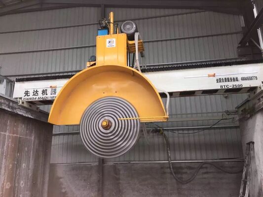 এনার্জি সেভিং বিগ স্টোন মেশিন ৪৫ কিলোওয়াট মোটর মাল্টি-ব্লেড ব্রিজ স মিল স্টোন কাটিং মেশিন গ্রানাইট মার্বেল ব্লকের জন্য