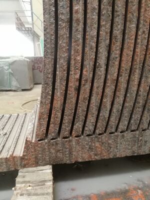 4-অক্ষের সিএনসি ডায়মন্ড ওয়্যার সেগ মেশিন 360 ° সার্ভো-রোটারি টেবিল 16-পৃষ্ঠ স্লাইডওয়ে এবং 28 রোলিং-হুইল লিফট সঙ্গে মার্বেল গ্রানাইট জন্য