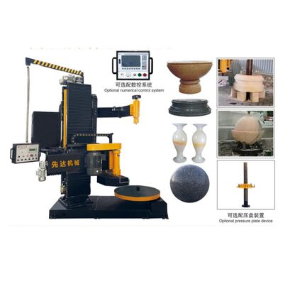 পাথর কাটার জন্য ১০০০মিমি সর্বোচ্চ কাটিং ব্যাস এবং ১৫০০মিমি উল্লম্ব উত্তোলন ভ্রমণ সহ সিএনসি ভার্টিকাল প্রোফাইলিং মেশিন