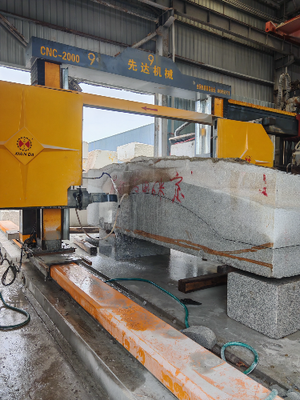 Max Wire Length 3500 Mm Diamond Wire Saw Machine Incorporating High Cutting Precision and Overload Protection Safety Features for Industrial