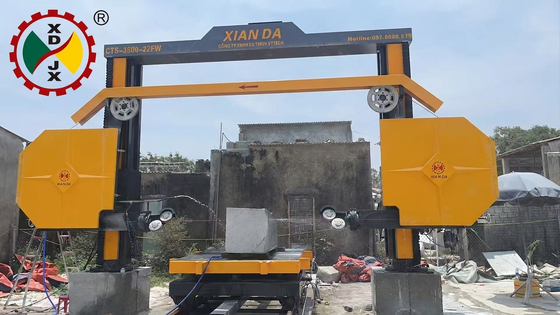 প্রাকৃতিক পাথর quarry এবং প্রক্রিয়াকরণ ডায়মন্ড তারের দেখেছি মেশিন মোটর শক্তি 22 KW বড় আকারের পাথর প্রক্রিয়াকরণের জন্য উপযুক্ত