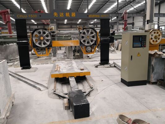 5 অক্ষের সিএনসি ডায়মন্ড ওয়্যার স্যাব মেশিন 11kw প্রধান মোটর সঙ্গে 2600 * 3000 * 1500 পাথর প্রক্রিয়াকরণের জন্য