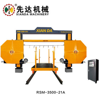 XIANDA RSM‐3500‐21 ডায়মন্ড ওয়্যার সেগ মেশিন, গ্রানাইট মার্বেল বিভাজক মেশিনের জন্য ২-অক্ষের পিএলসি মোশন কন্ট্রোল পাথর ব্লক কাটার মেশিন
