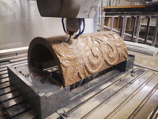 4 অ্যাক্সিস প্লাজমা কাটিং মেশিন CNC স্টোন কার্ভিং মেশিন 7.5kw