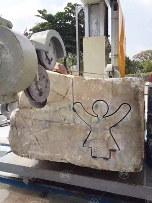 মার্বেল গ্রানাইটের জন্য সিএনসি স্টোন কাটার মেশিন ডায়মন্ড ওয়্যার করাত মেশিন