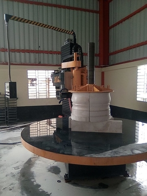 কলাম ক্যাপ বেস স্টোন প্রোফাইল কাটিং মেশিন 2500 মিমি