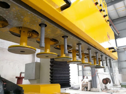 ঠালা কলাম প্রক্রিয়াকরণের জন্য 380V সার্কুলার স্ল্যাব পলিশিং মেশিন