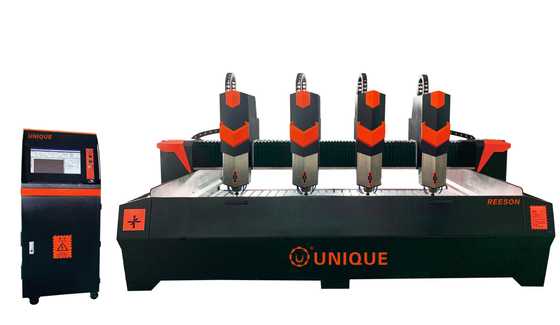 গ্রানাইট মার্বেল CNC স্টোন কার্ভিং মেশিন 5.5kw 3D জেড