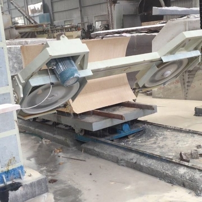ঠালা কলাম প্রক্রিয়াকরণের জন্য CNC বৃত্তাকার স্ল্যাব পাথর প্রান্ত কাটিয়া মেশিন